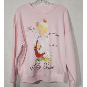 Precious moment Pink sweatshirt size small